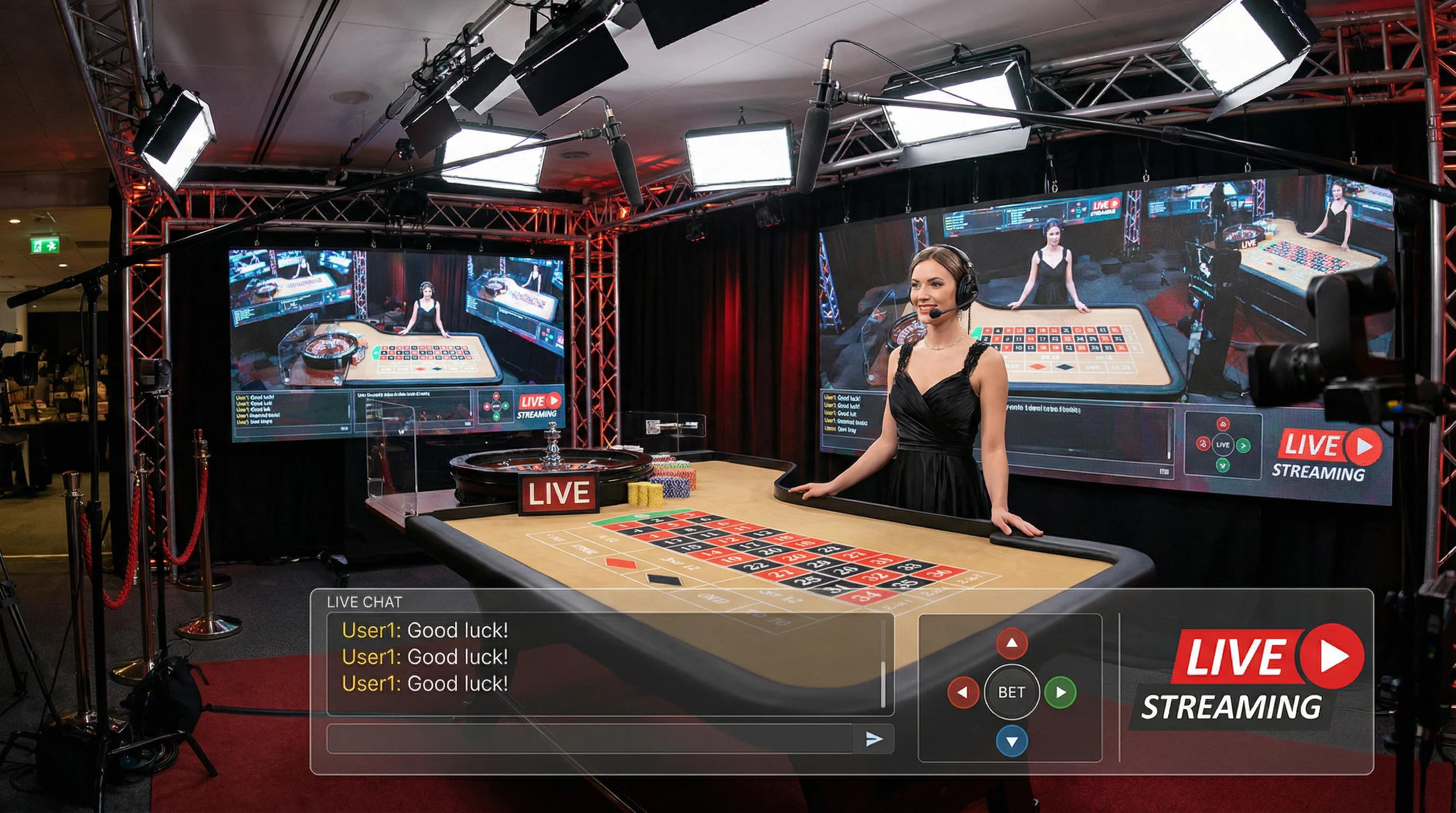 问鼎娱乐真人荷官直播画面展示